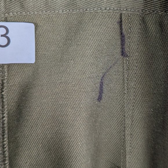 Banana Republic* Women's Full Front Button Down Double Pocket A-Line Skirt~‎ 4 - Picture 9 of 10